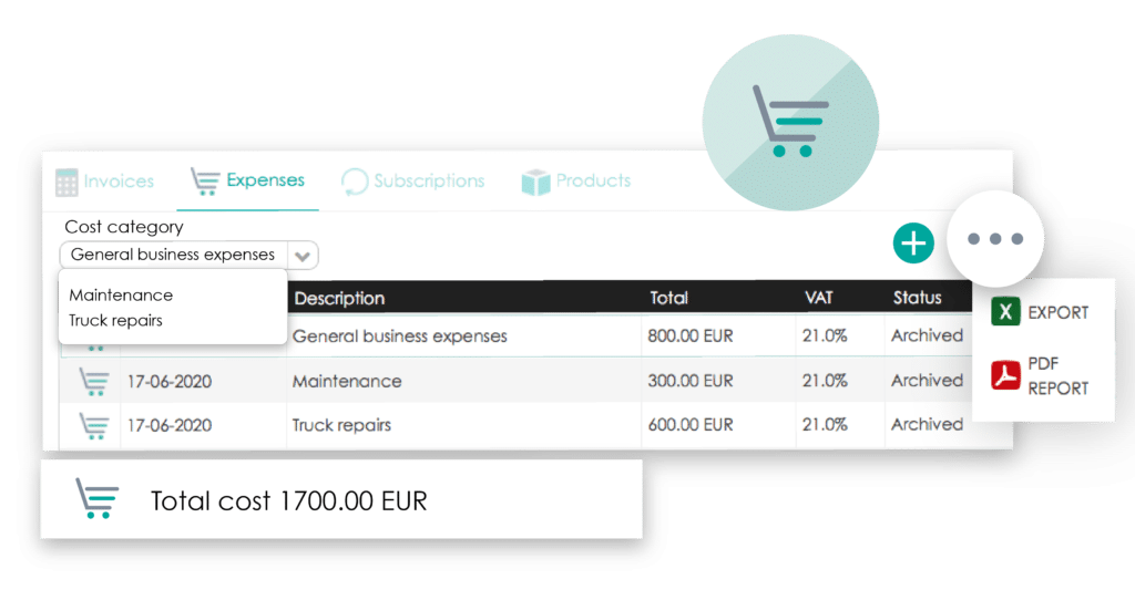 Track internal purchases